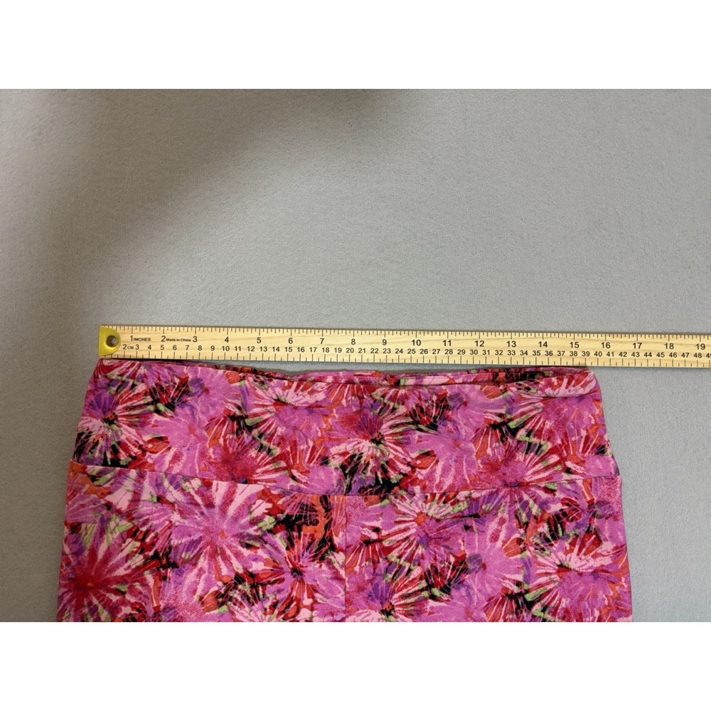 No Boundaries Womens XXL Pink Tie-Dye Leggings Stretch High Rise - Picture 2 of 7